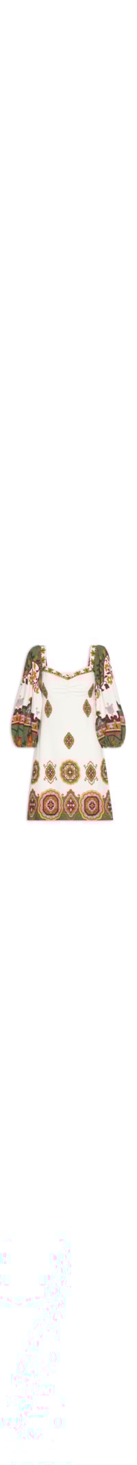 Vestido Curto Caja - Verde