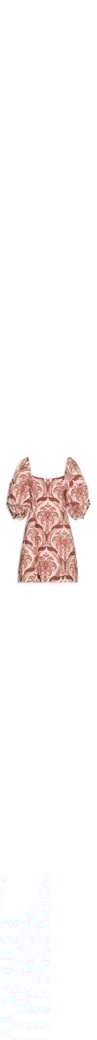 Vestido Curto Camafeu - Vermelho