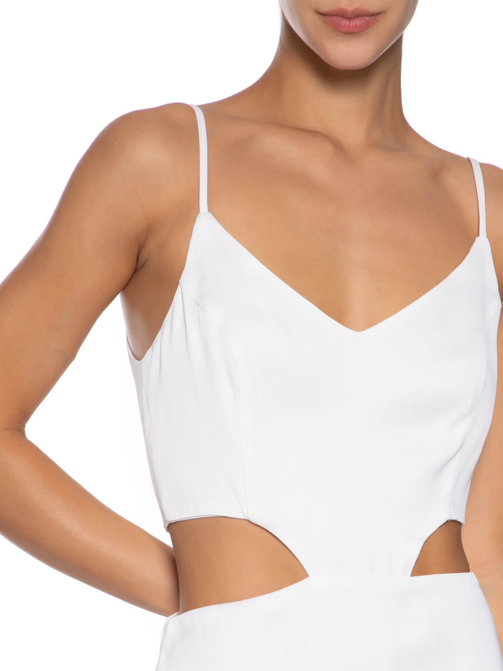 Vestido Curto Com Aberturas Laterais Off White Market 33