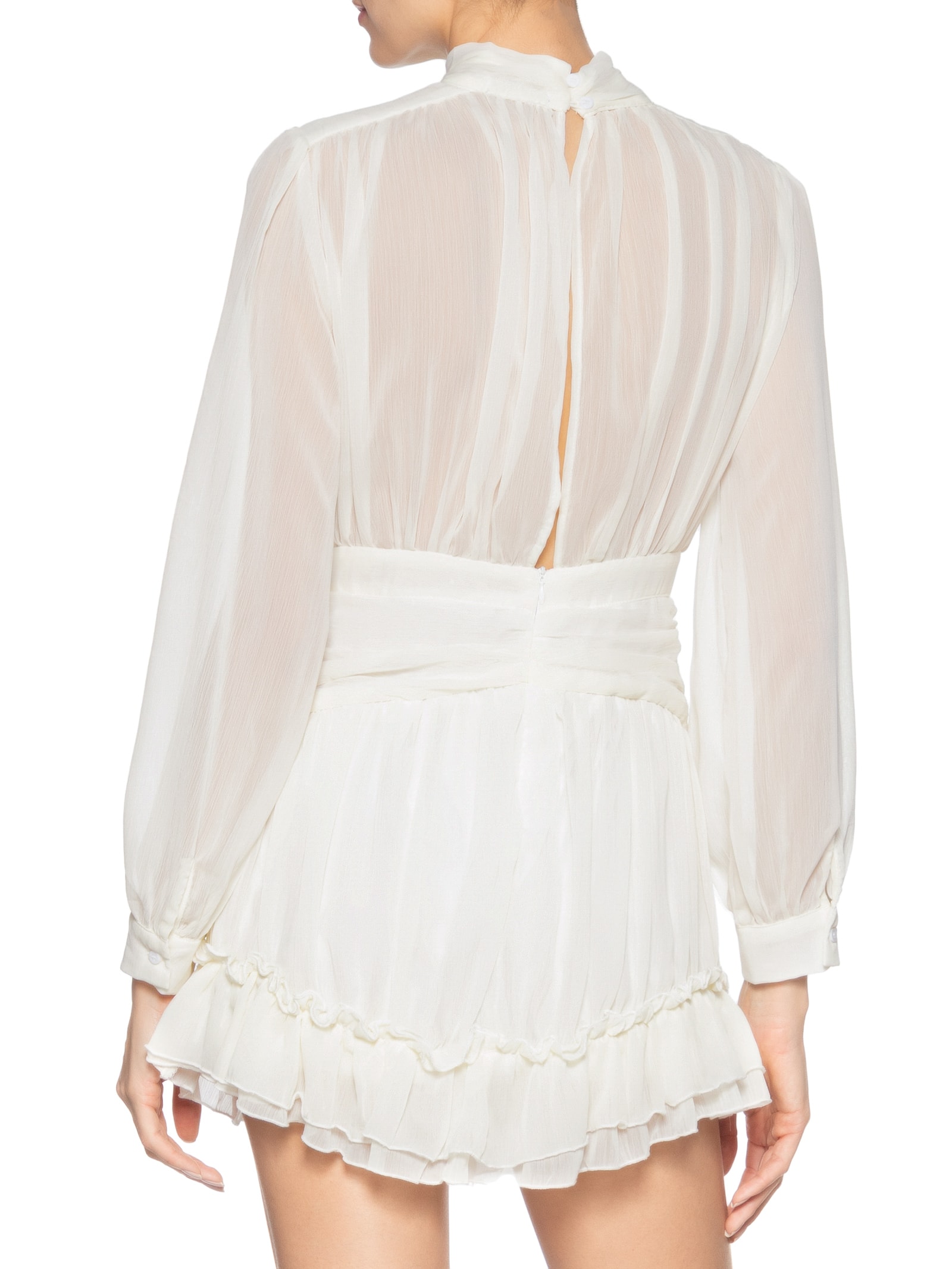 Vestido Curto Com Manga Longa Off White Market 33
