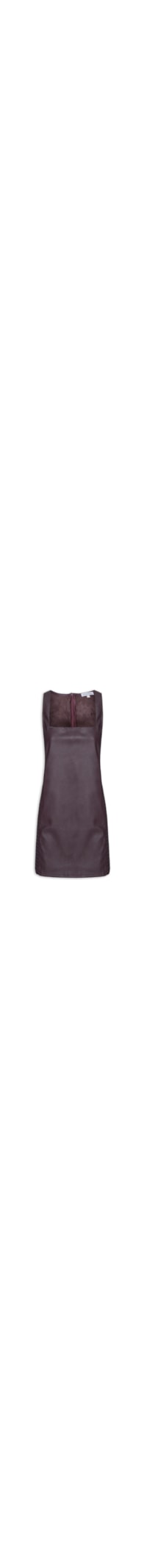 Vestido Curto com Trançado nas Laterais - Roxo