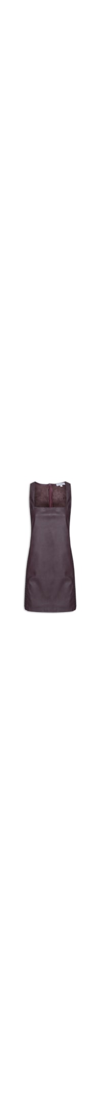 Vestido Curto com Trançado nas Laterais - Roxo