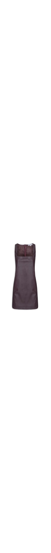 Vestido Curto com Trançado nas Laterais - Roxo