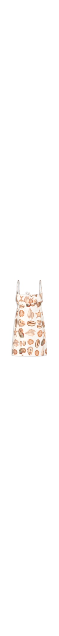 Vestido Curto Conchas - Bege