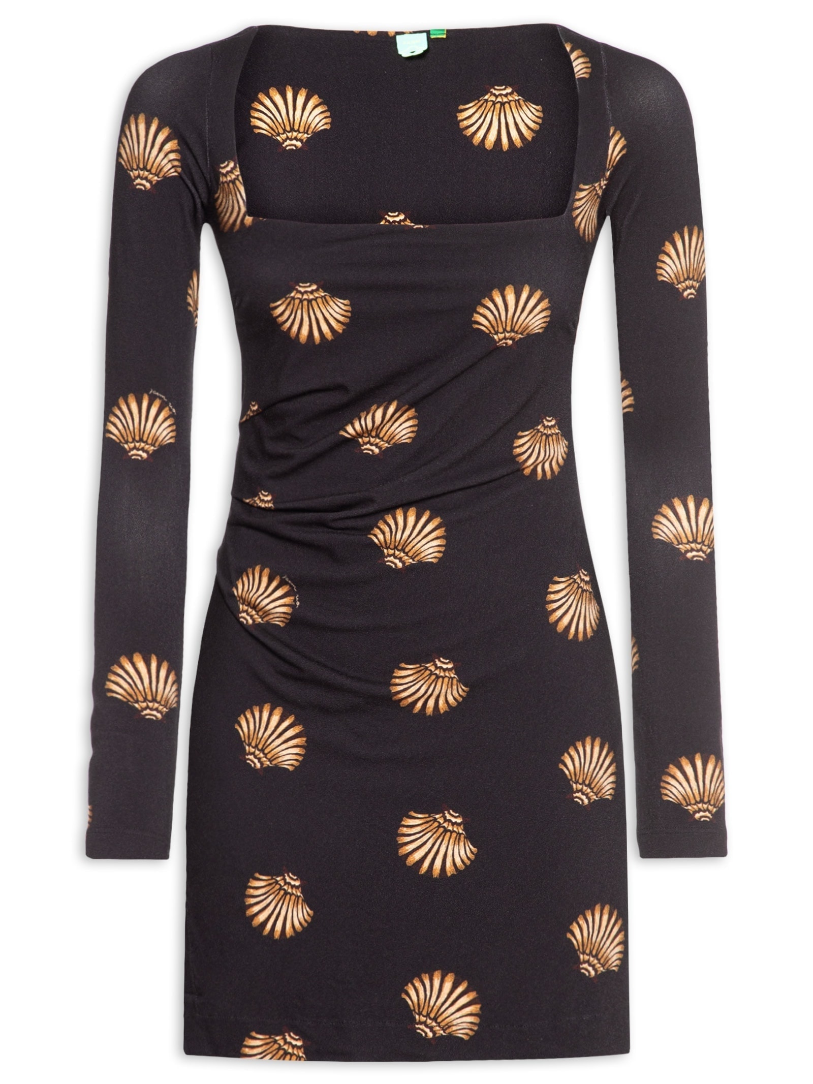 Vestido Curto Conchita Preto Farm