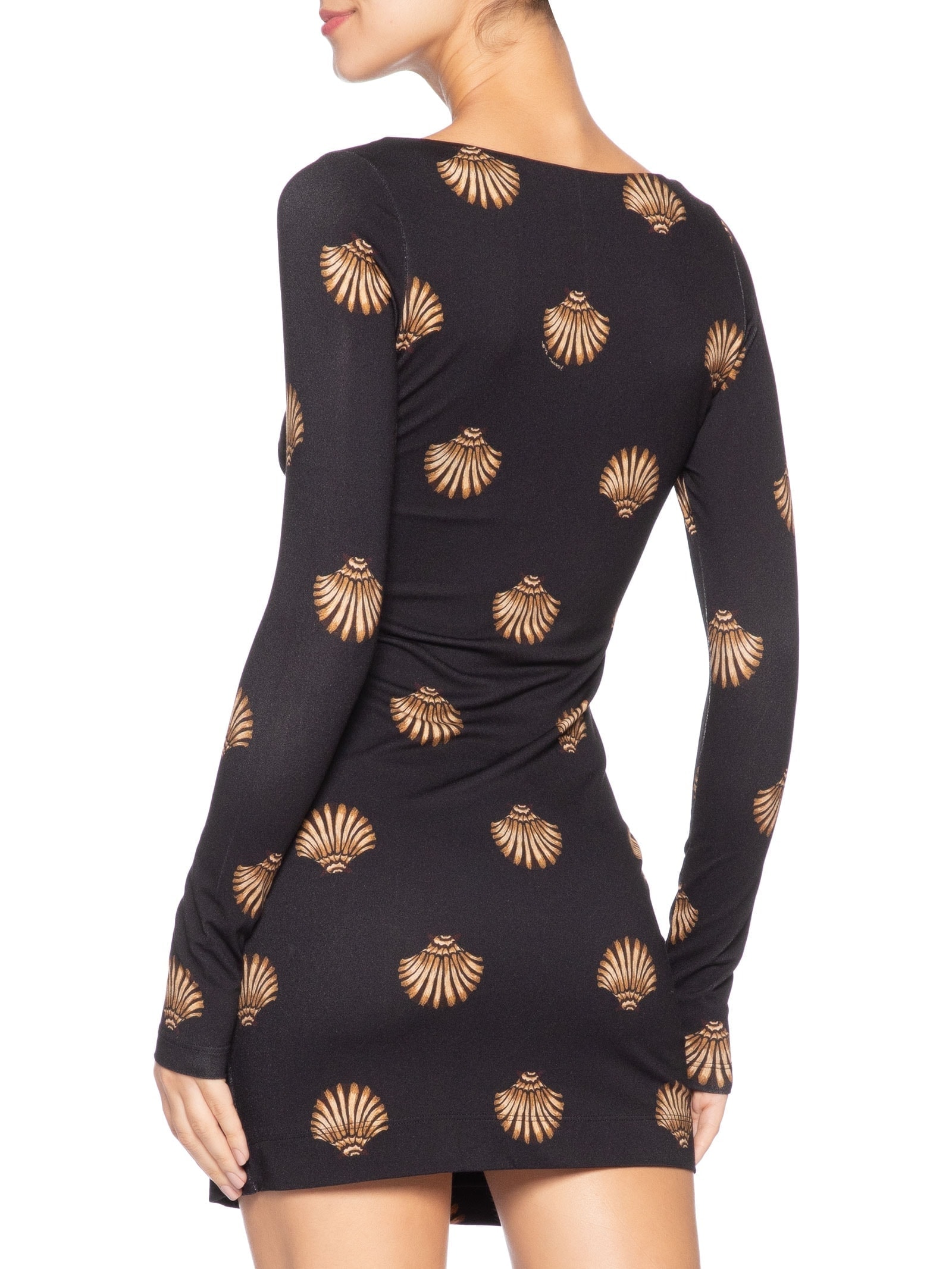 Vestido Curto Conchita Preto Farm