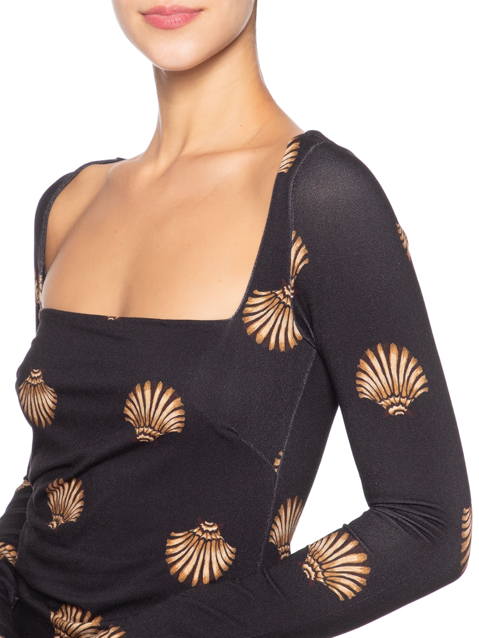 Vestido Curto Conchita Preto Farm