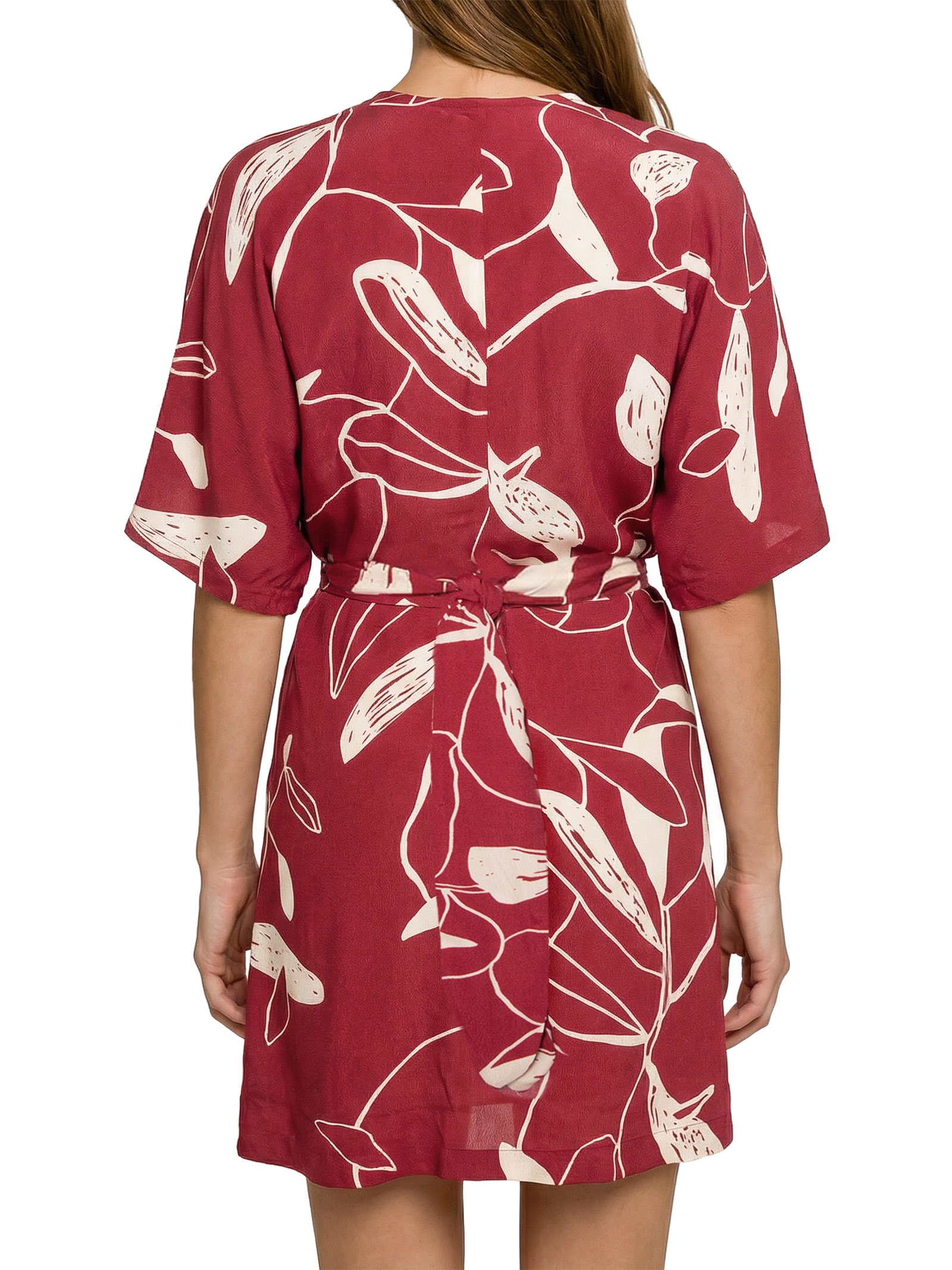 Vestido Curto Copaíba Vermelho Cantão