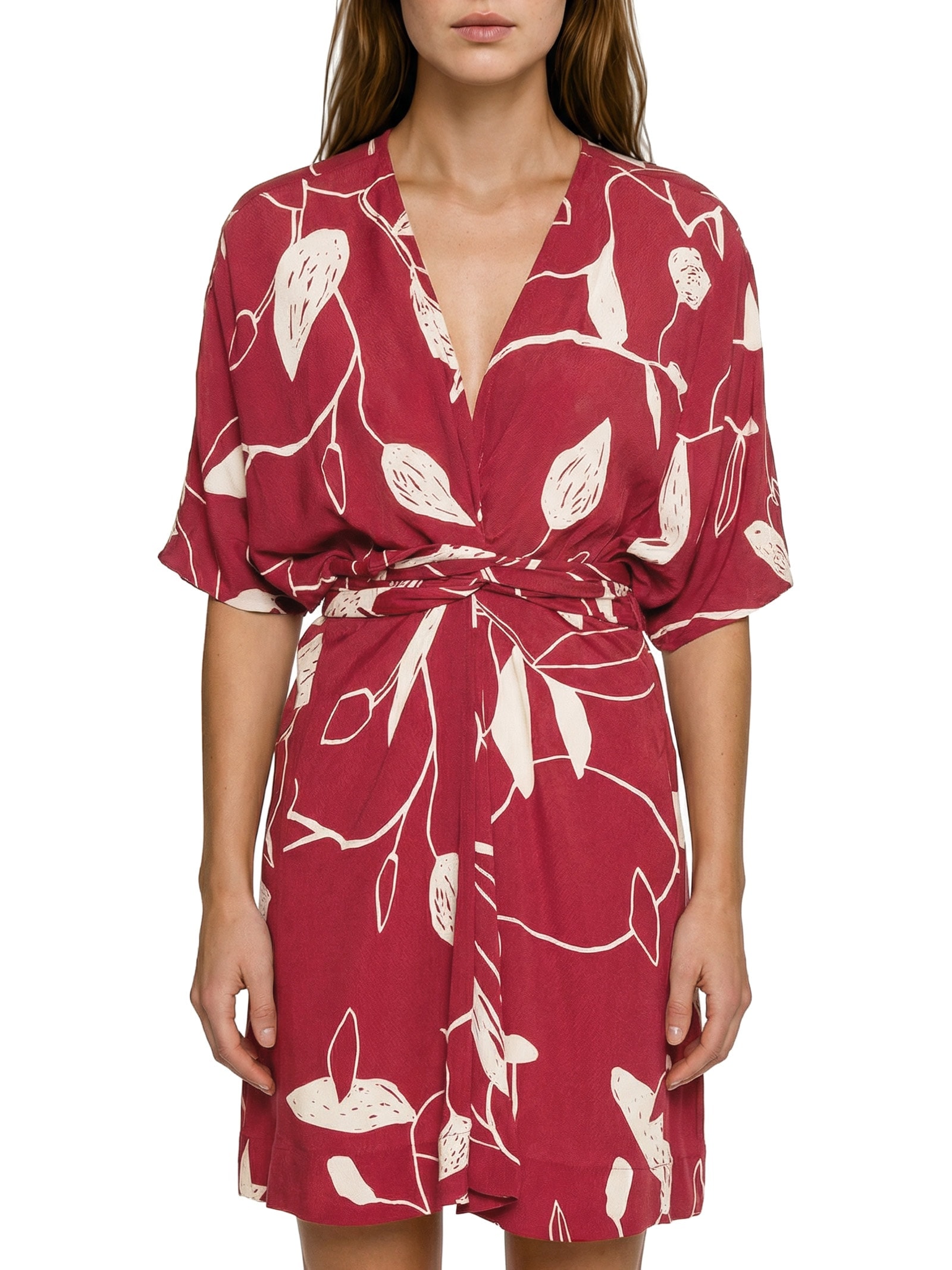 Vestido Curto Copaíba Vermelho Cantão