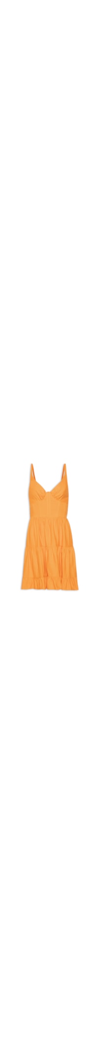 Vestido Curto Corselet - Laranja