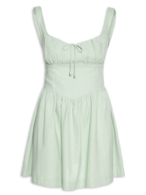 Vestido Curto Corselet – Verde
