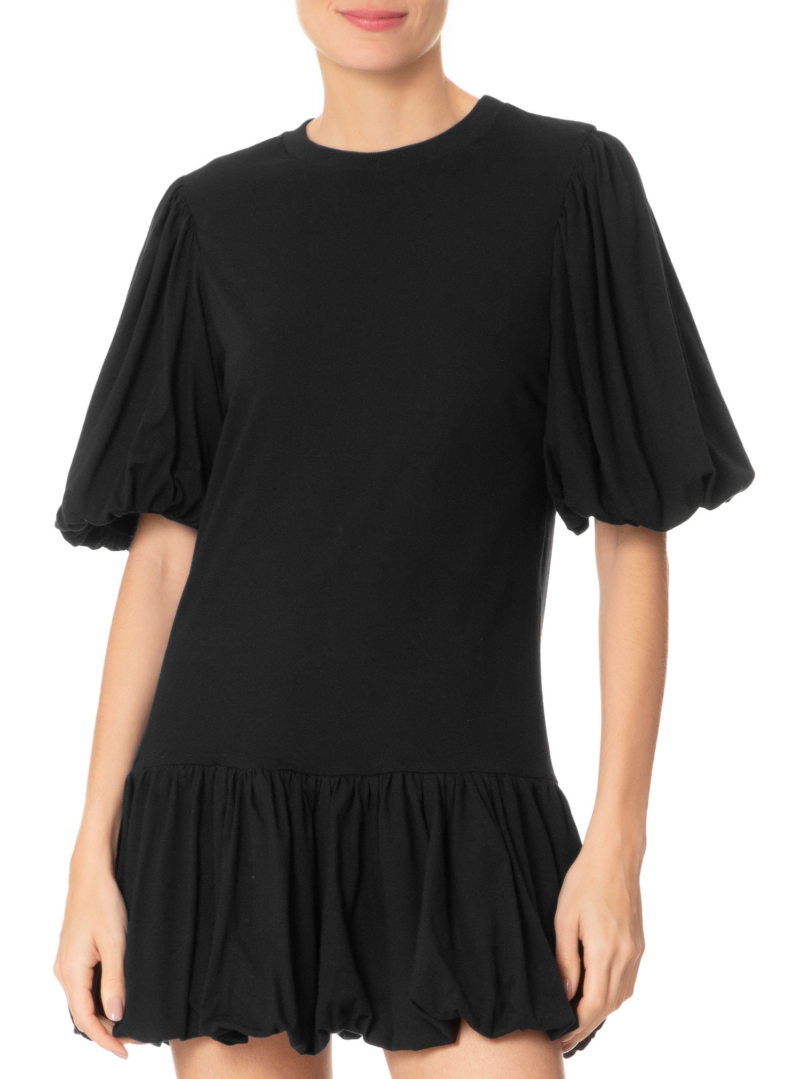 Vestido Curto Corte Cintura Preto Farm