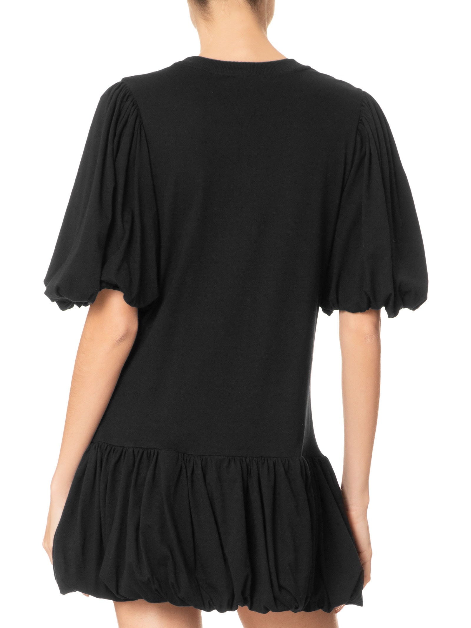 Vestido Curto Corte Cintura Preto Farm