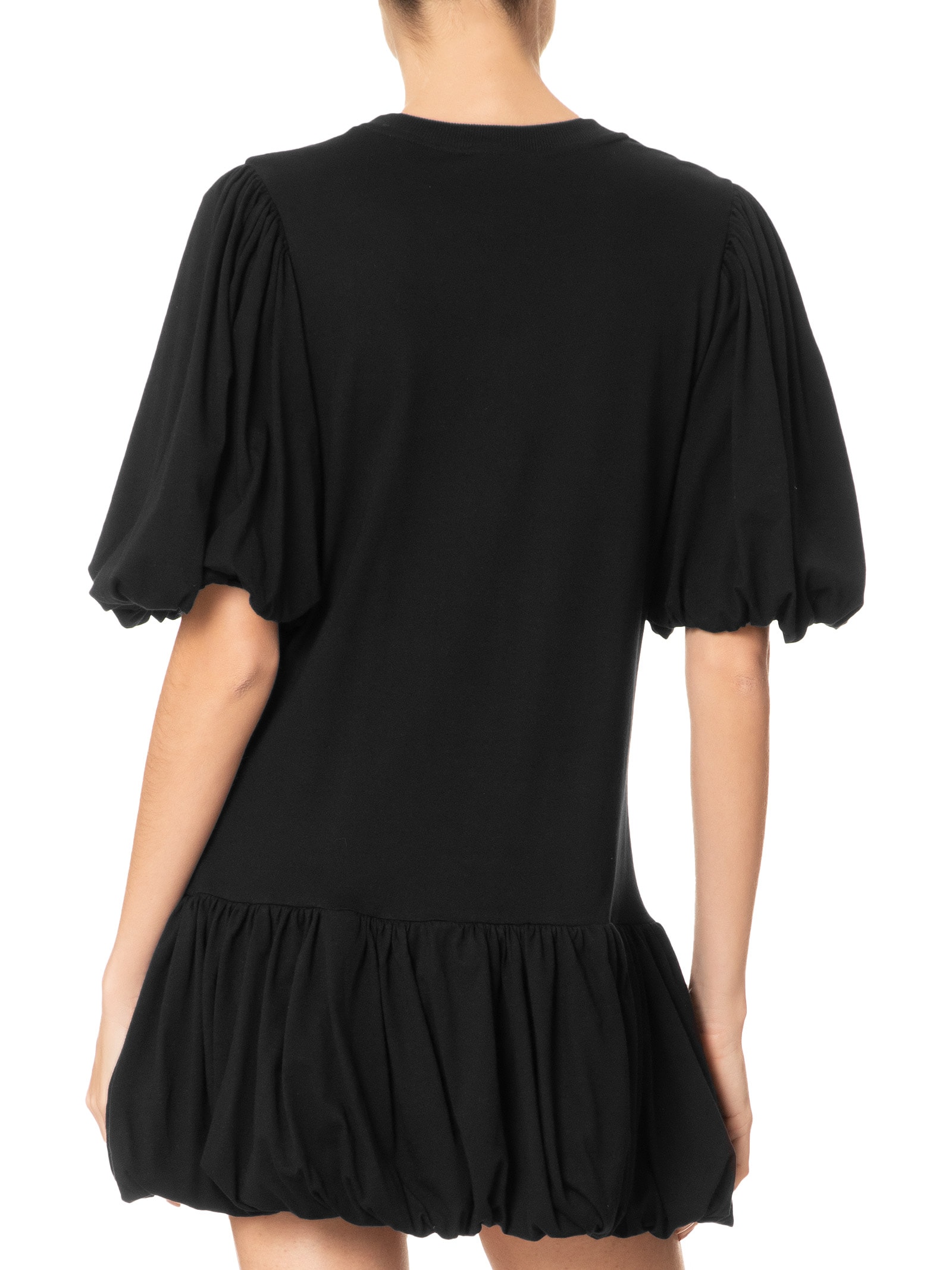 Vestido Curto Corte Cintura Preto Farm