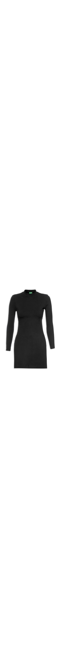 Vestido Curto Costas RIB - Preto