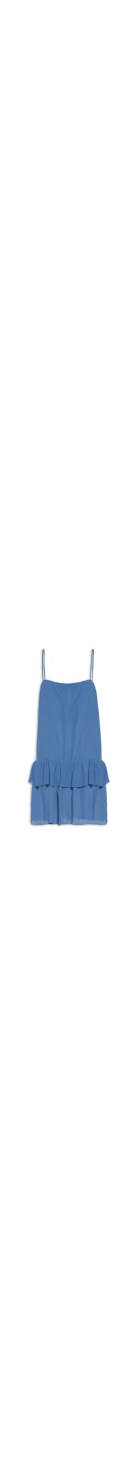 Vestido Curto Crepe Marias - Azul