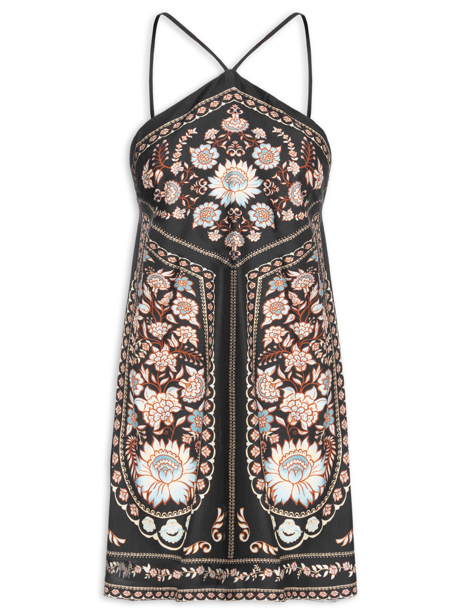 Vestido Curto Daniela Preto Farm