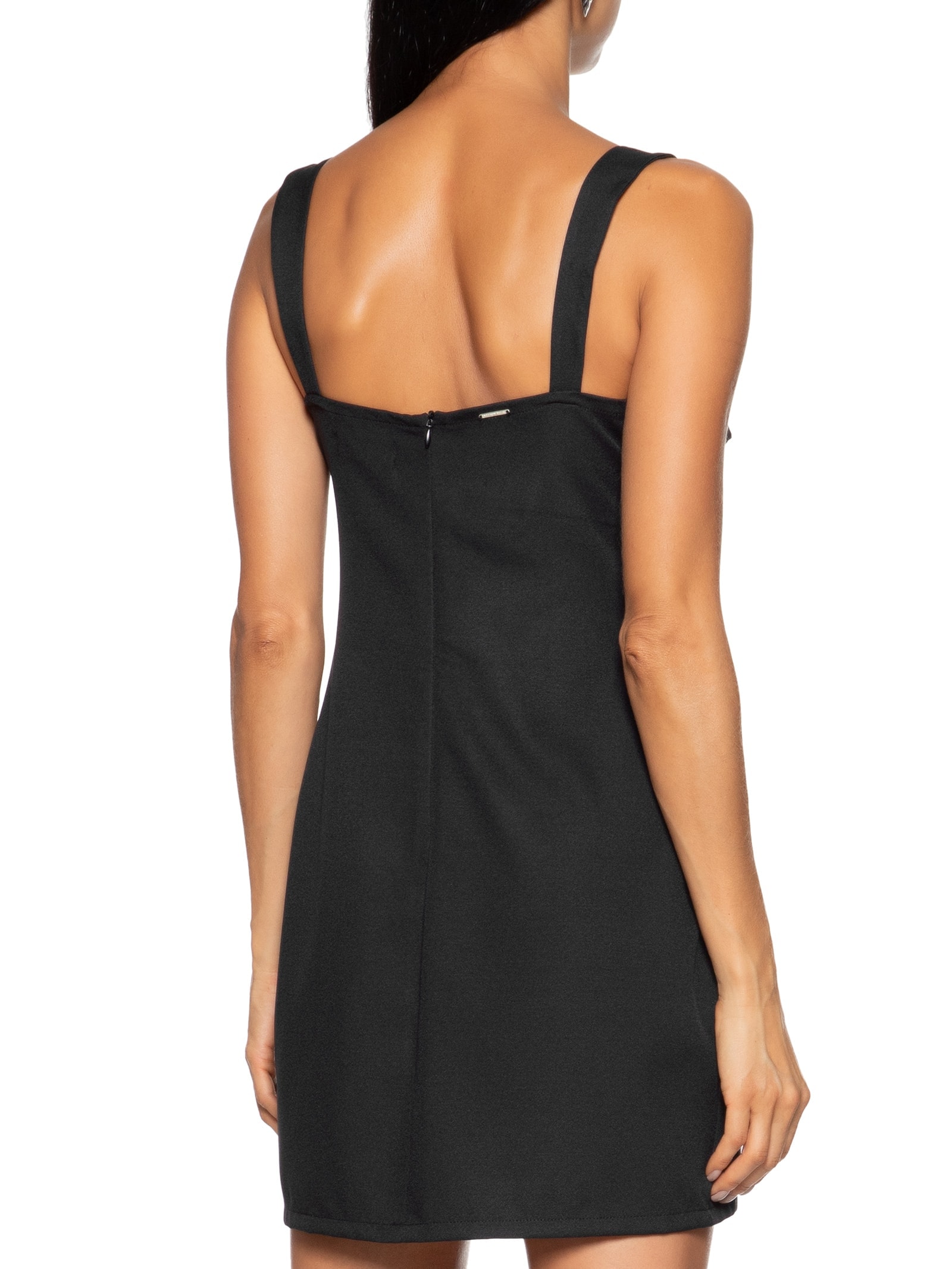 Vestido Curto De Alças Shine Preto  My Favorite Things