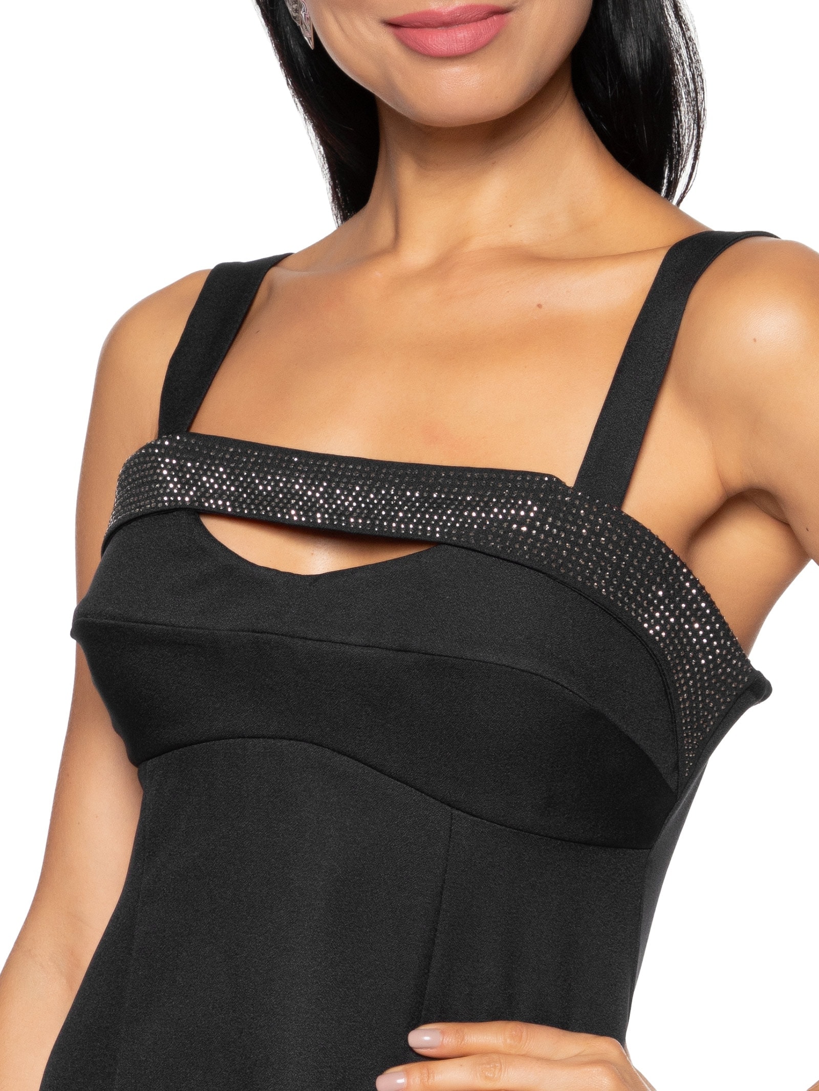 Vestido Curto De Alças Shine Preto  My Favorite Things