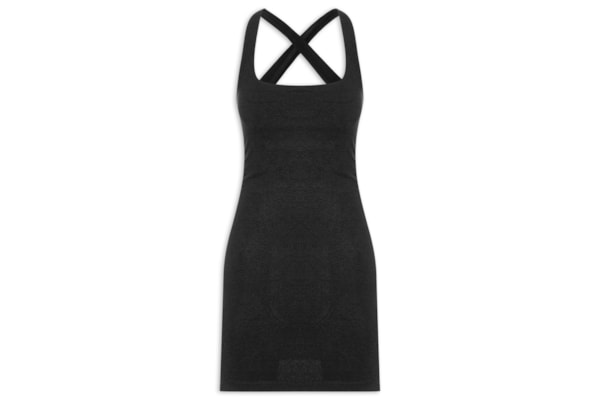 Vestido Curto Decote Costas - Preto