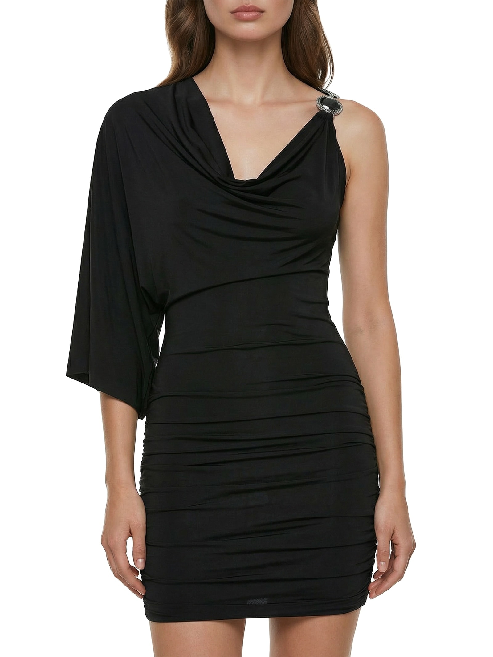 Vestido Curto Degagê Preto My Favorite