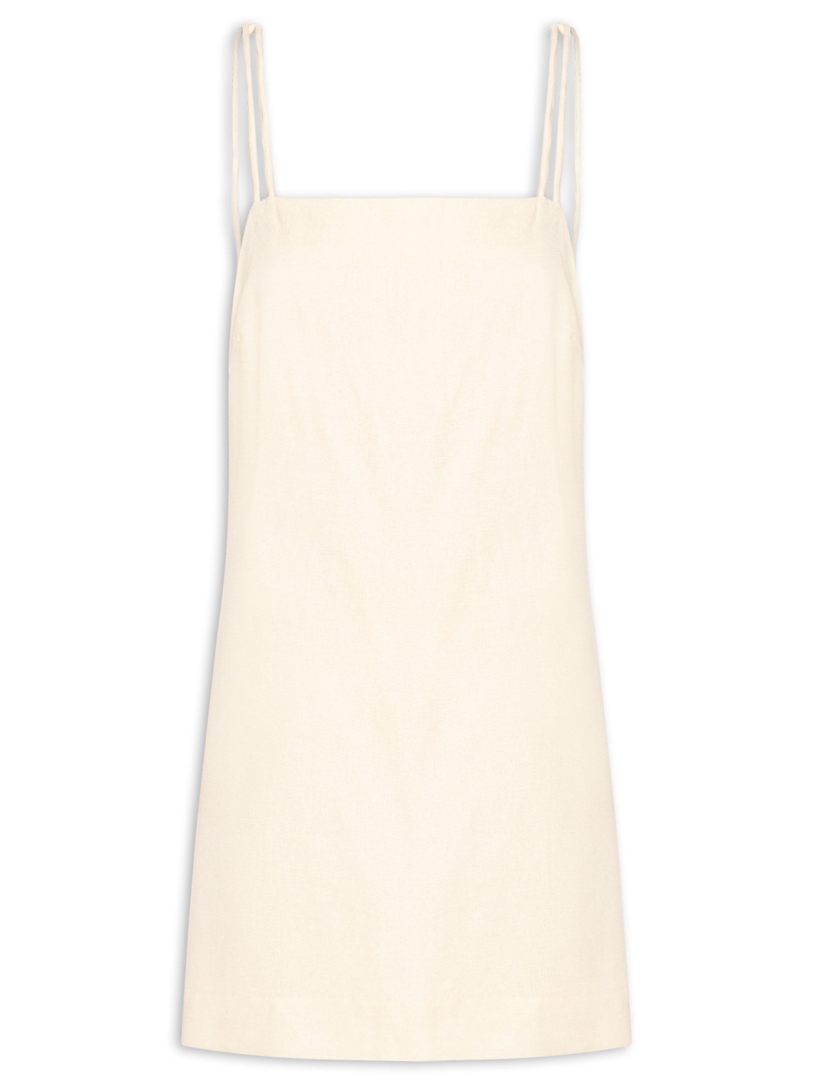 Vestido Curto Detalhe Alça Off White Dress To