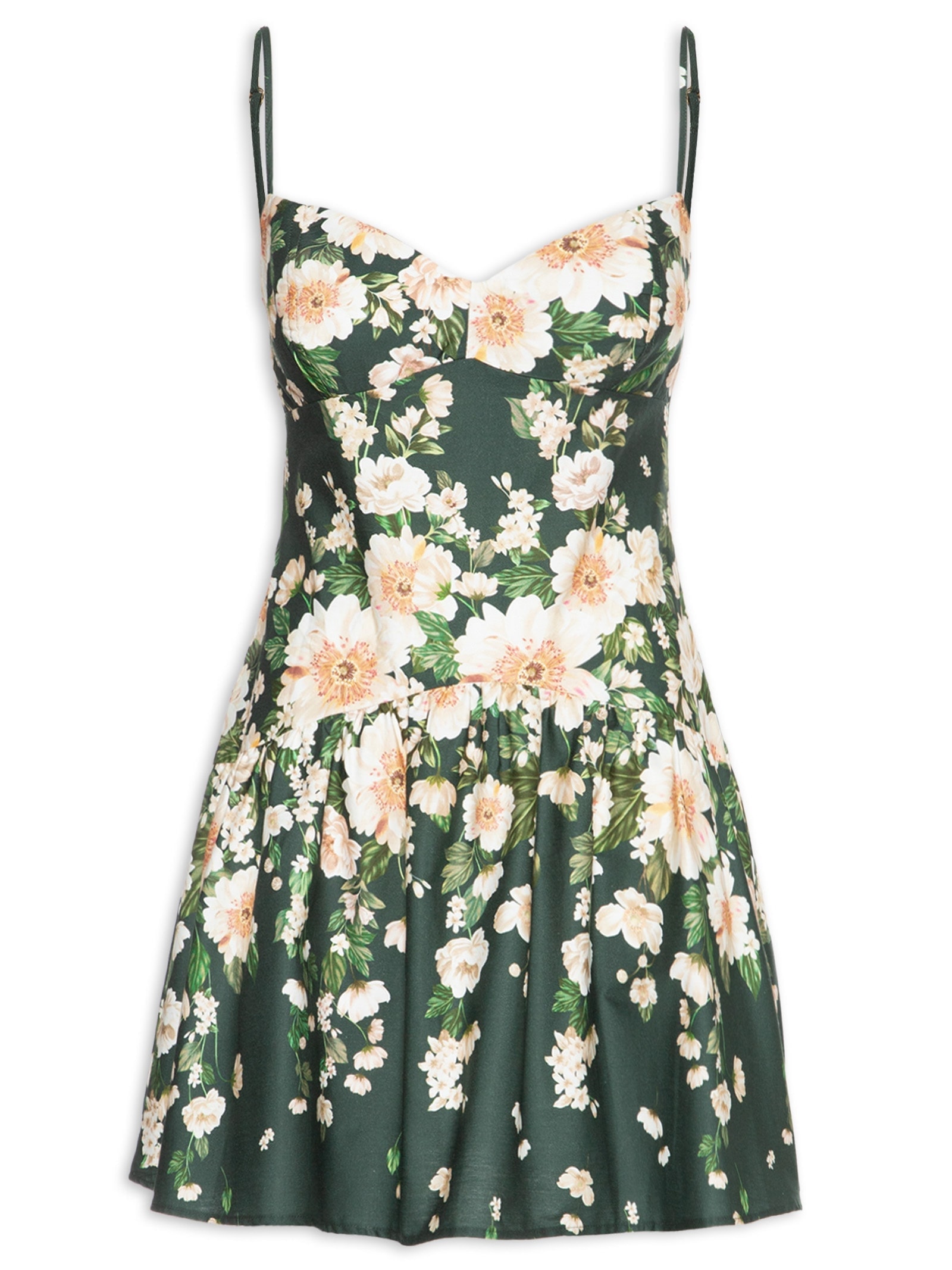 Vestido Curto Diana Verde Farm