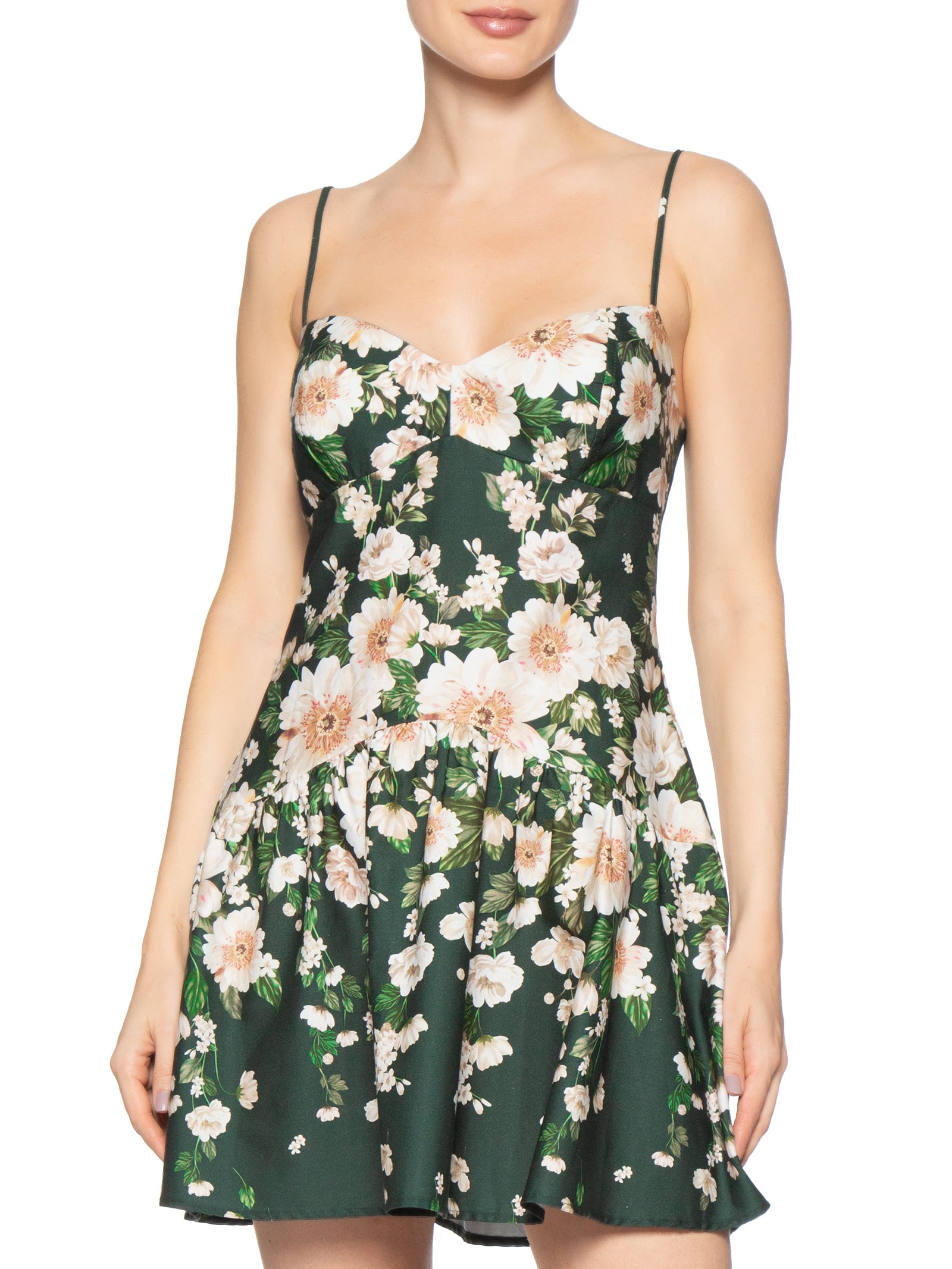 Vestido Curto Diana Verde Farm