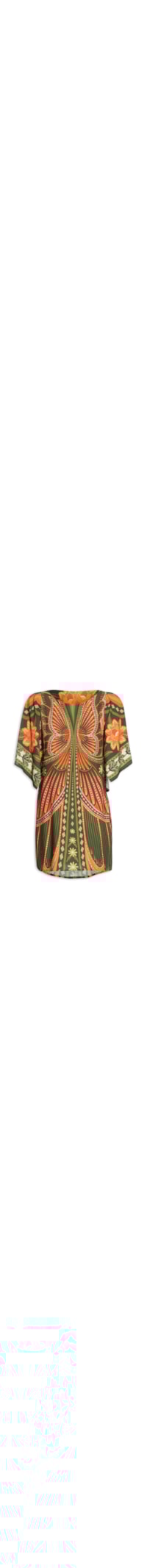 Vestido Curto Doce Voo - Verde