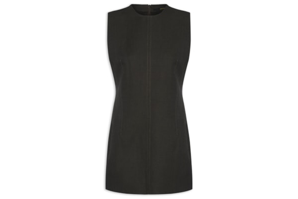 Vestido Curto Dries - Marrom