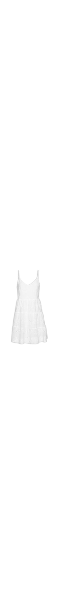 Vestido Curto em Laise - Branco