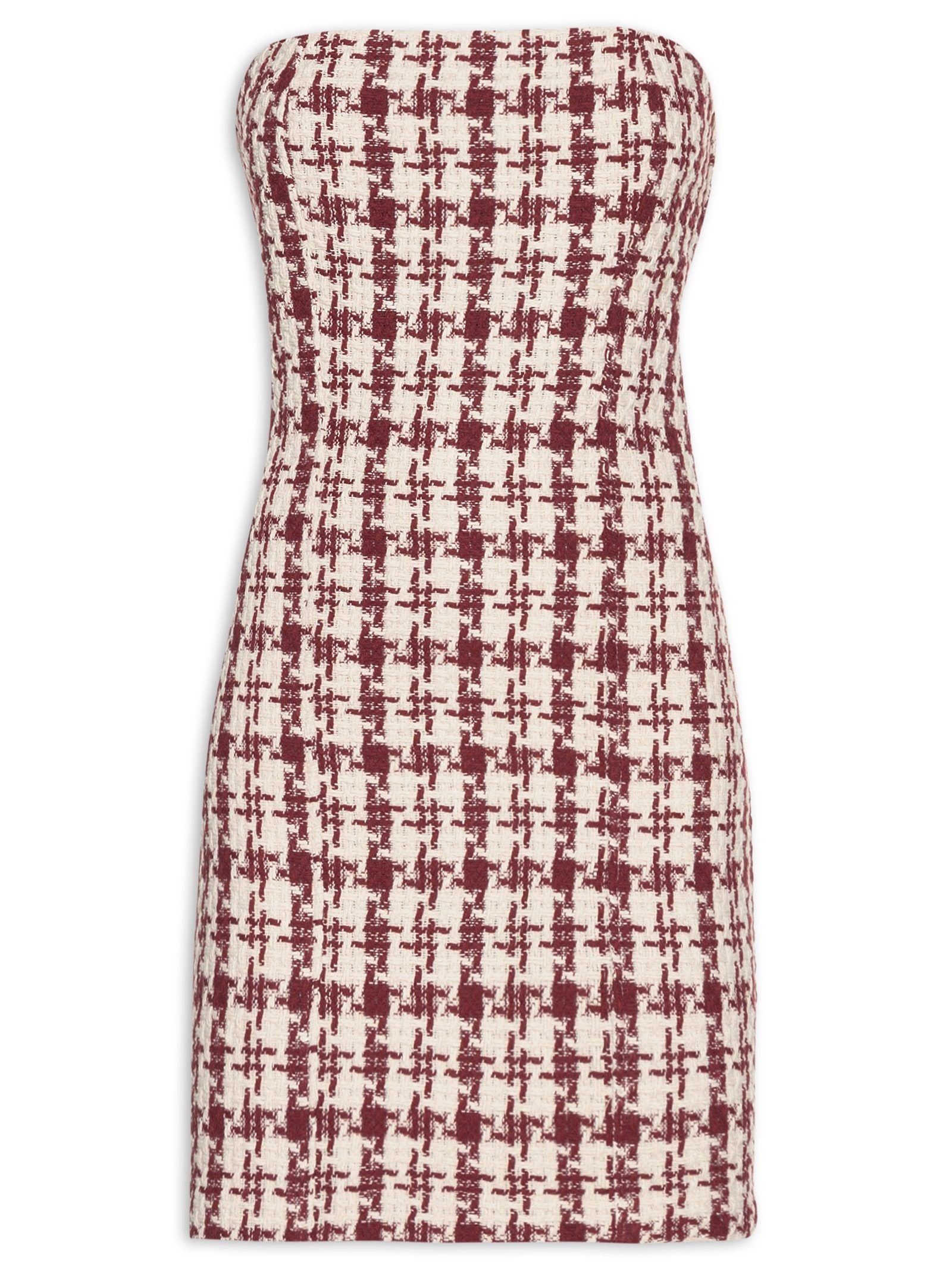 Vestido Curto Em Tweed Off White Market 33