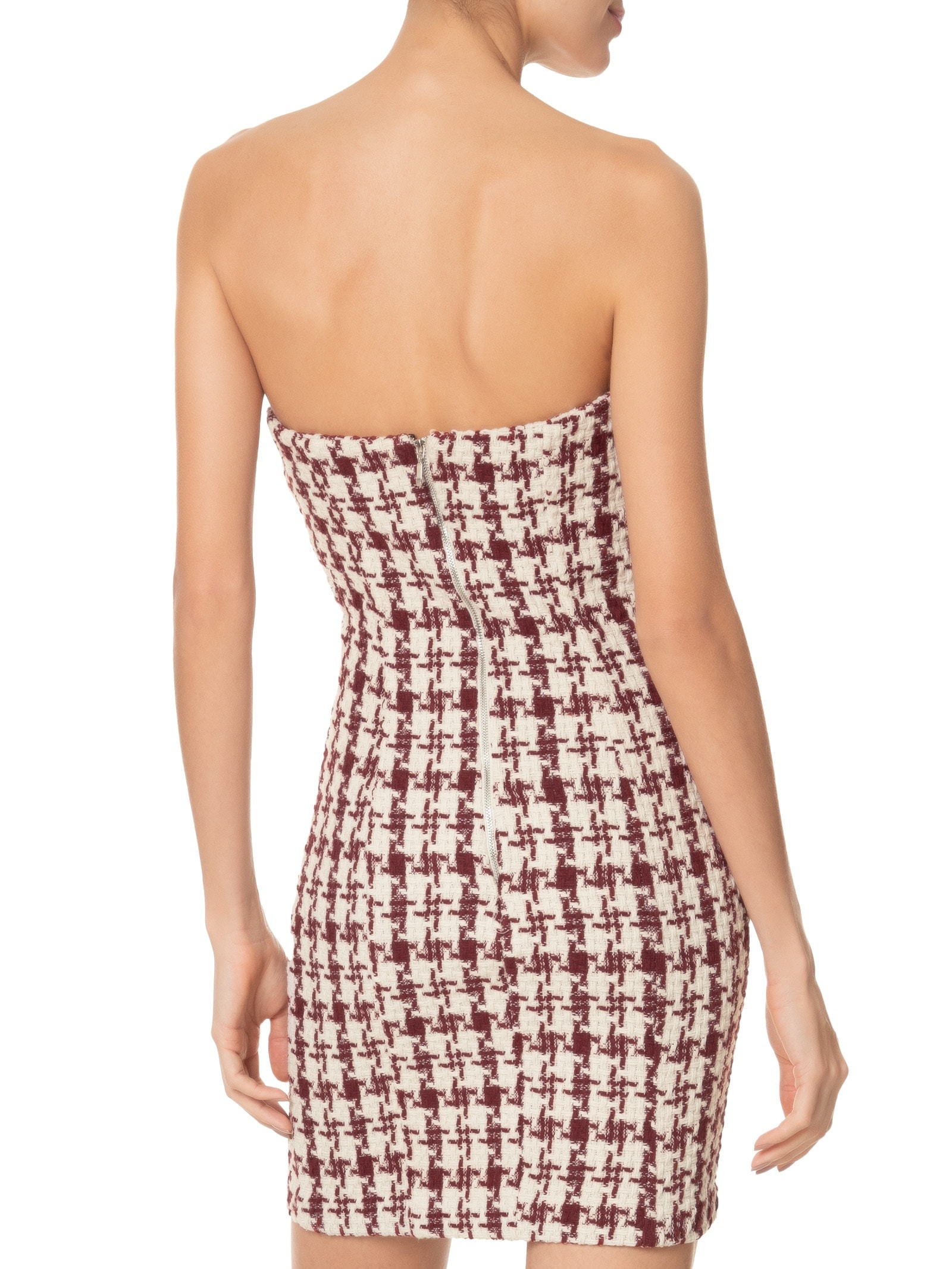 Vestido Curto Em Tweed Off White Market 33