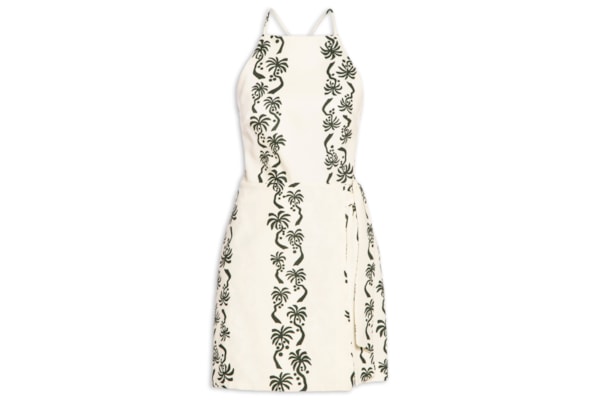 Vestido Curto Estampa Aventureiro - Branco