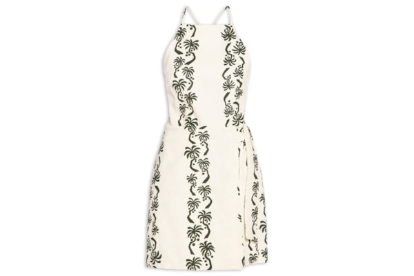 Vestido Curto Estampa Aventureiro - Branco