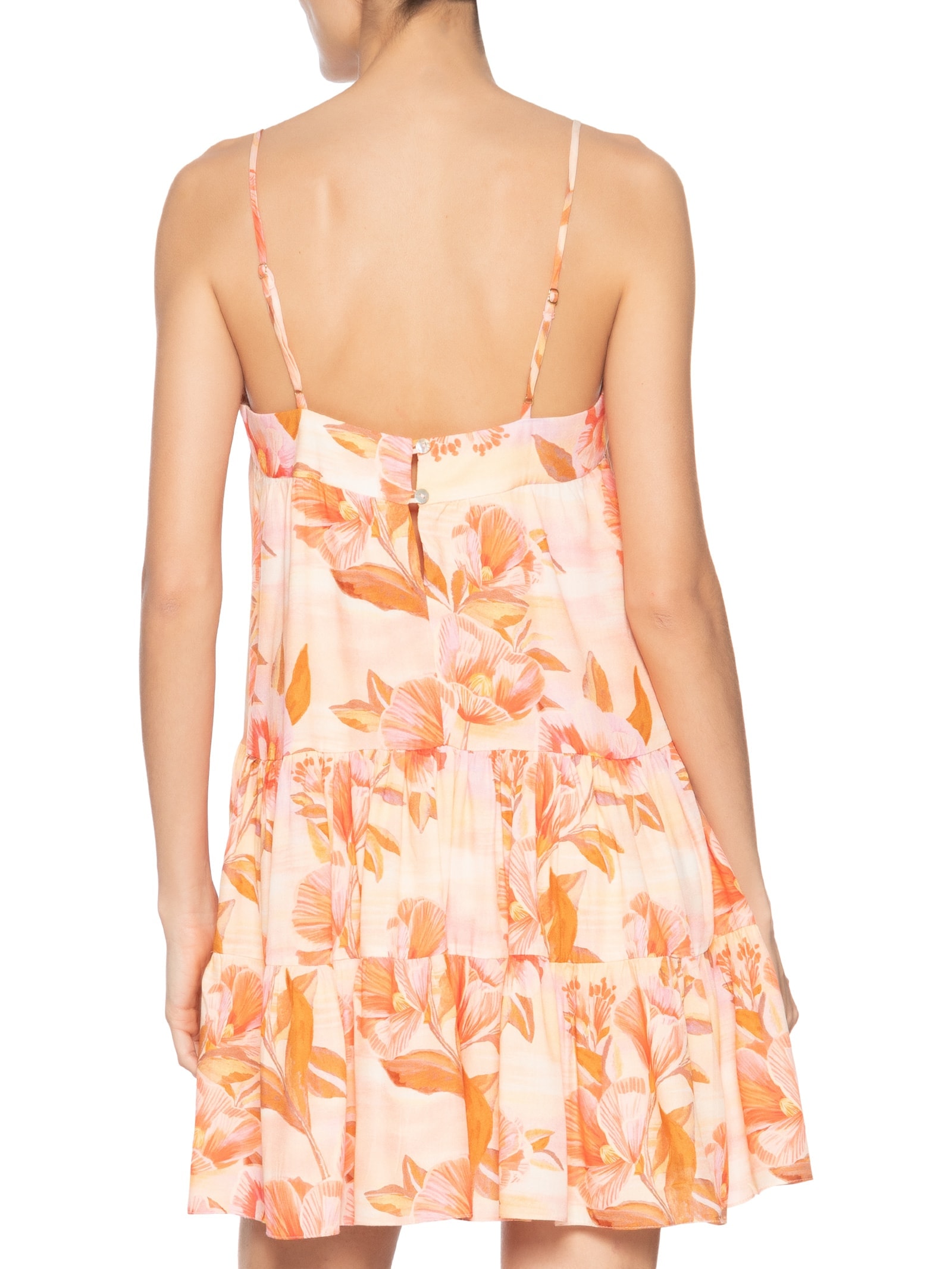 Vestido Curto Estampa Bela Rosa Dress To