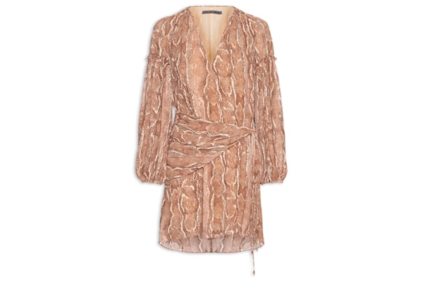 Vestido Curto Estampa Suri - Rosa