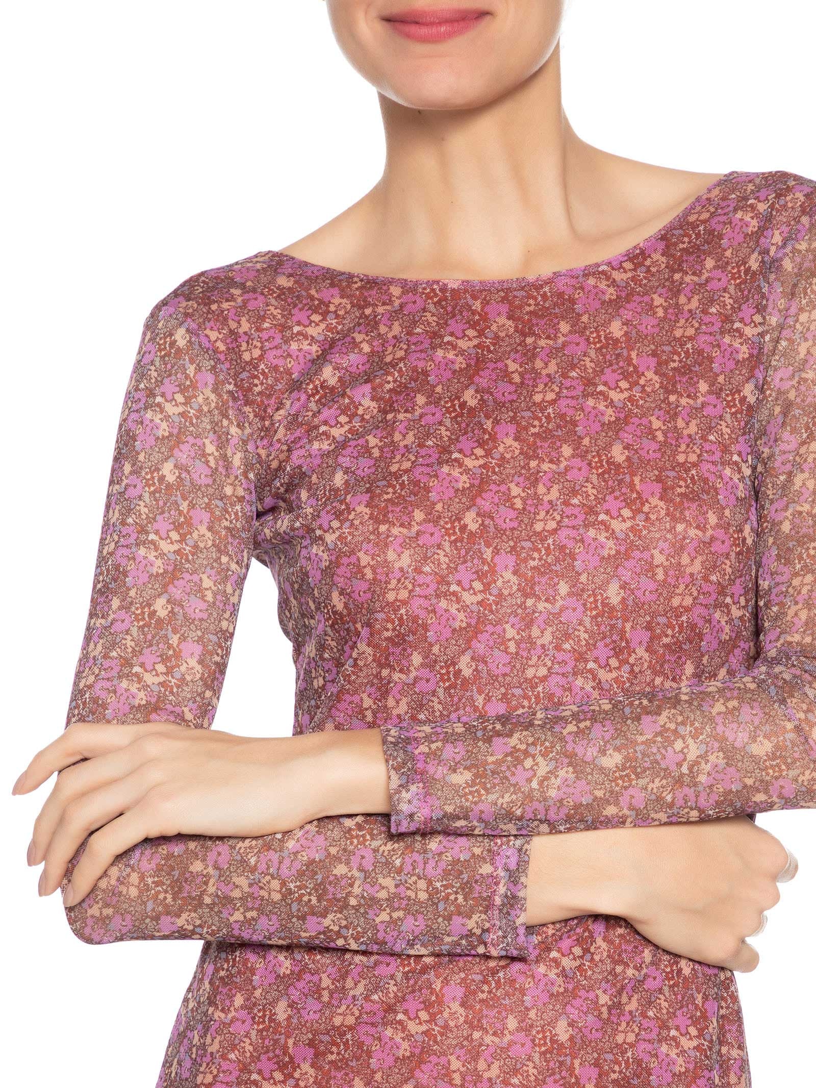 Vestido Curto Estampa Violet Roxo Maria Filó