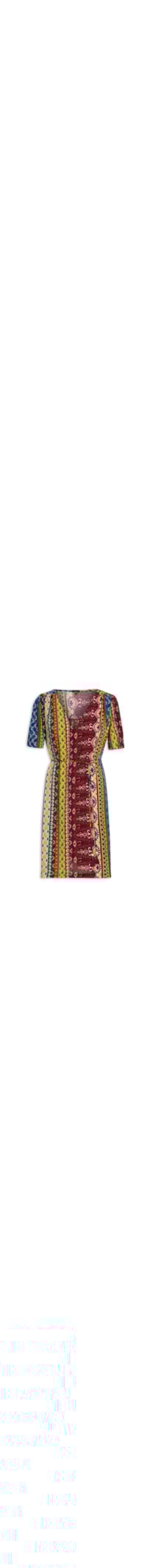 Vestido Curto Estampado Cidreira - Verde