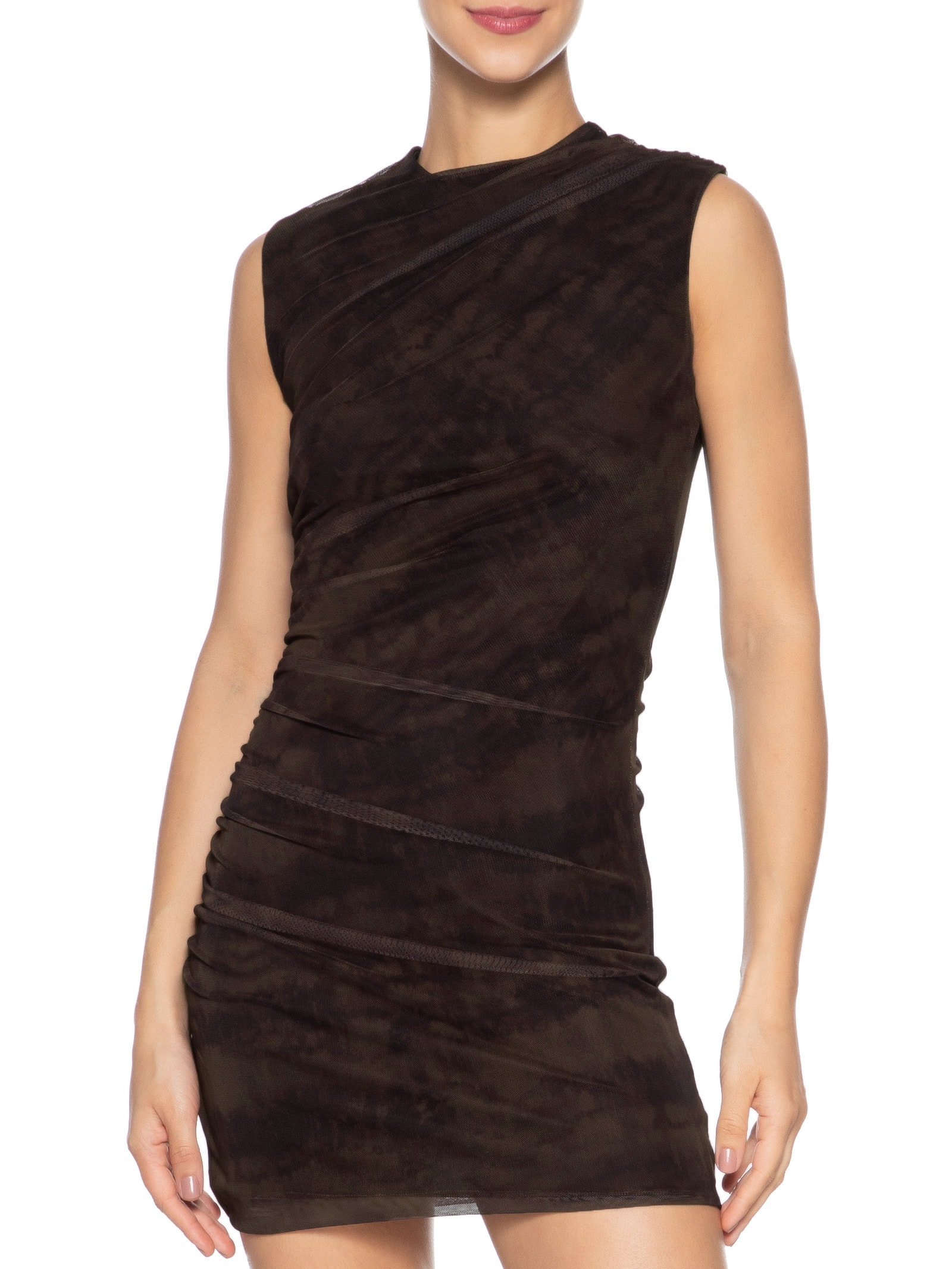 Vestido Curto Estampado Preto Cia Marítima