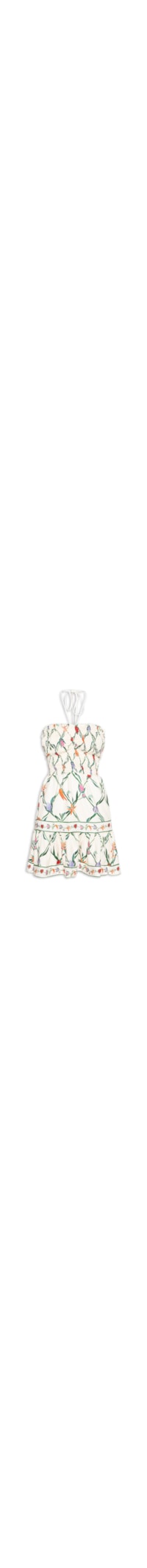 Vestido Curto Feira de Legumes – Branco