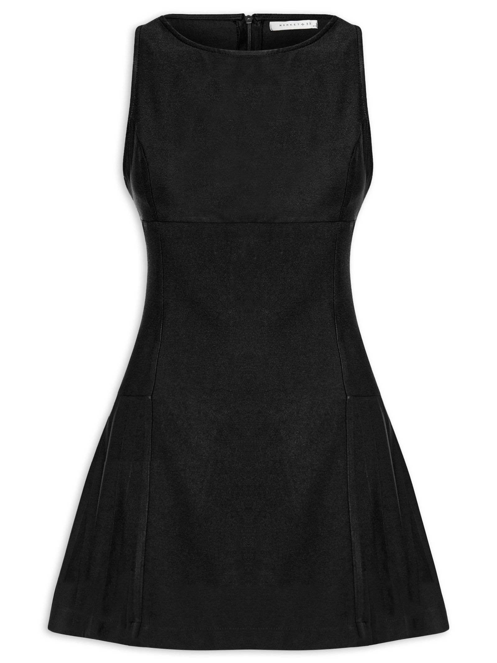Vestido Curto Feminino Preto Market 33