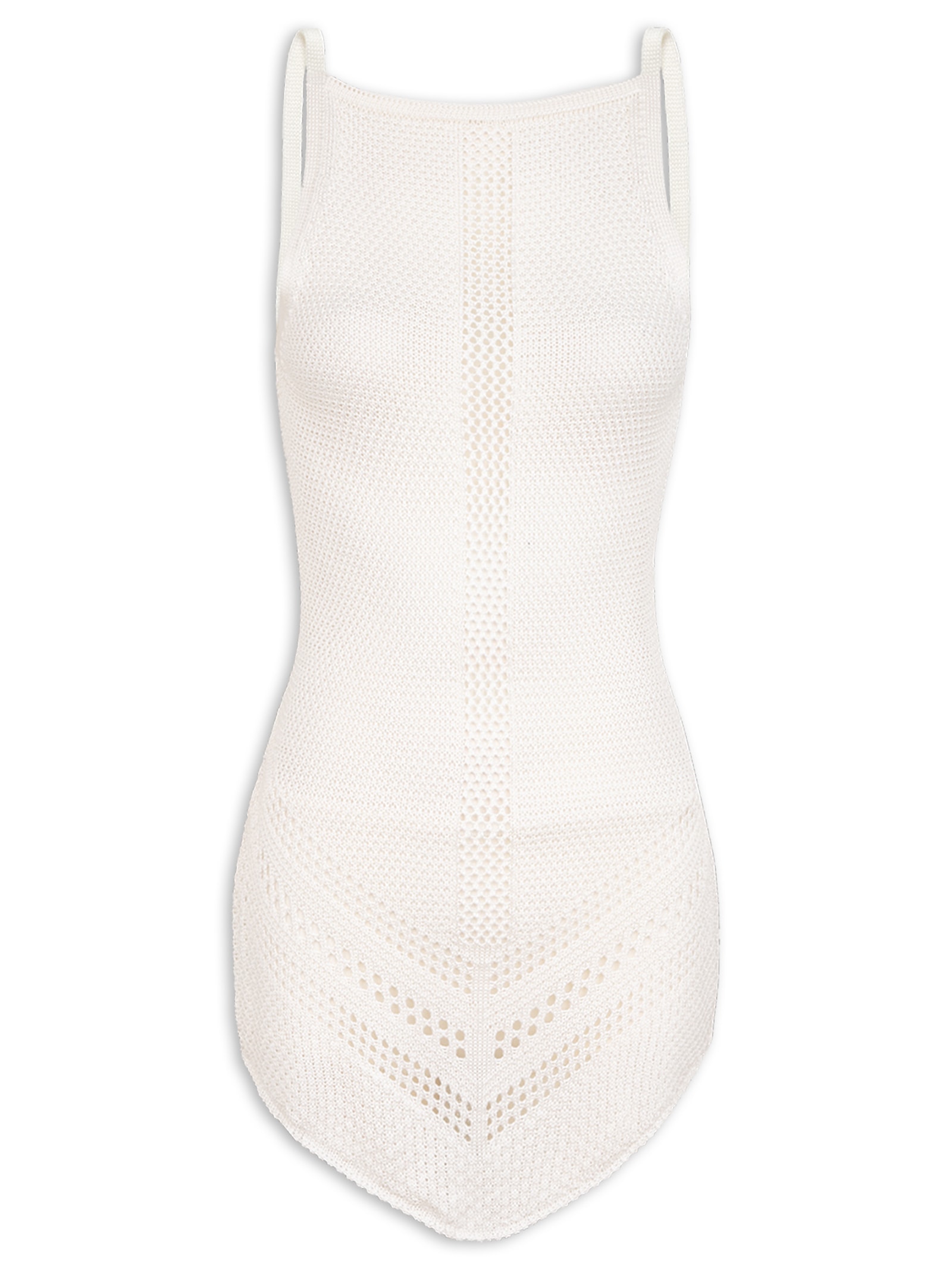 Vestido Curto Finch Tricot Branco Vix