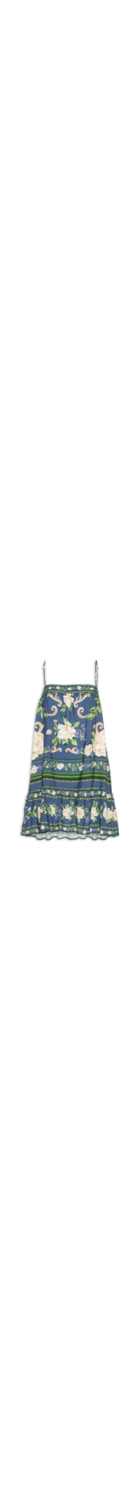 Vestido Curto Flor Celeste – Azul