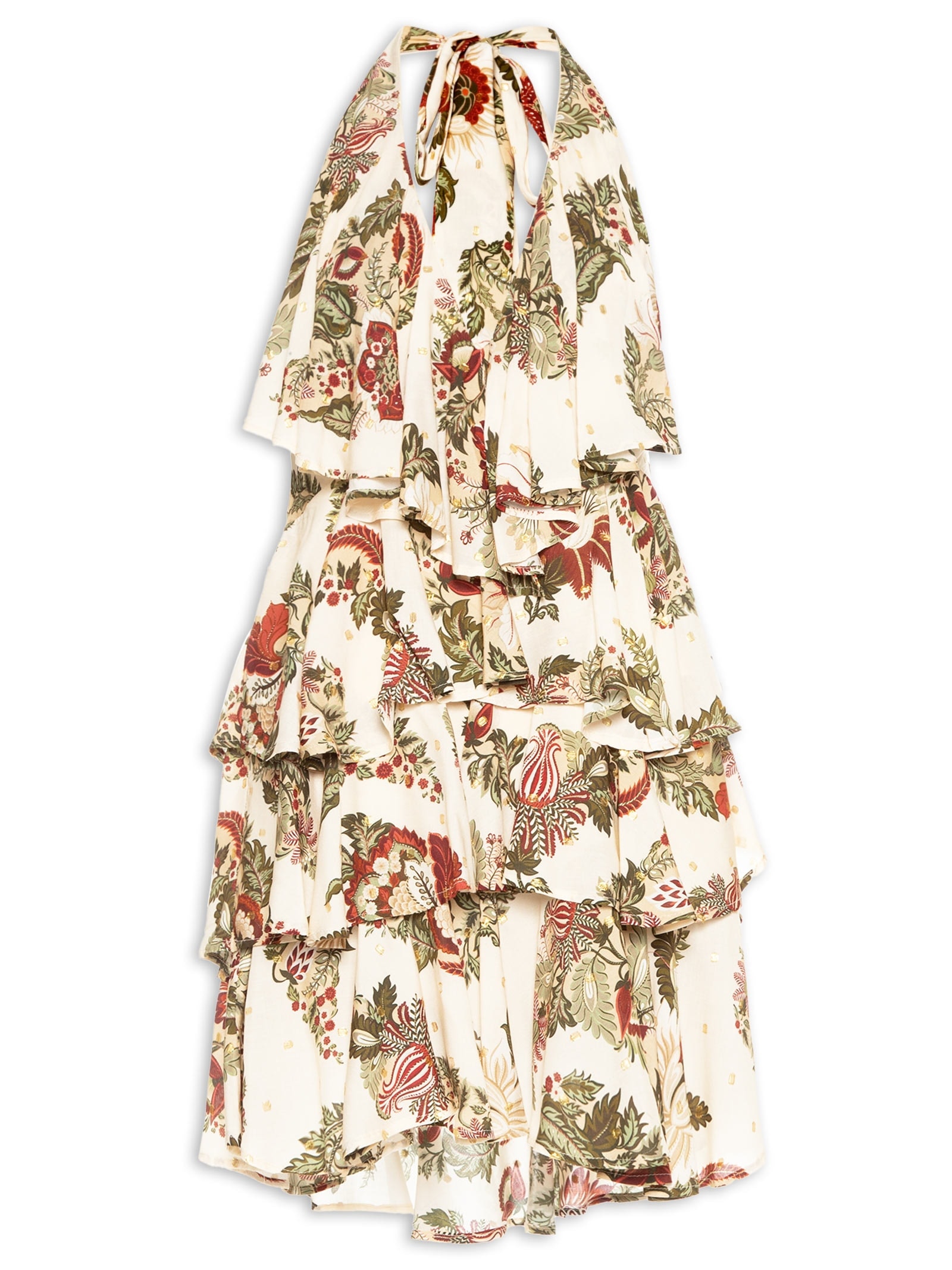 Vestido Curto Floral Raiana Amarelo Farm