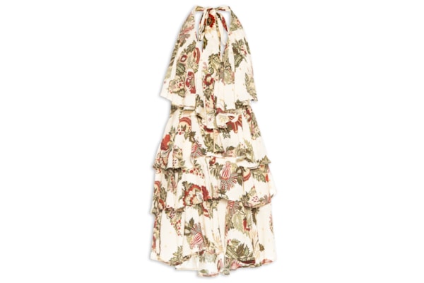 Vestido Curto Floral Raiana - Amarelo