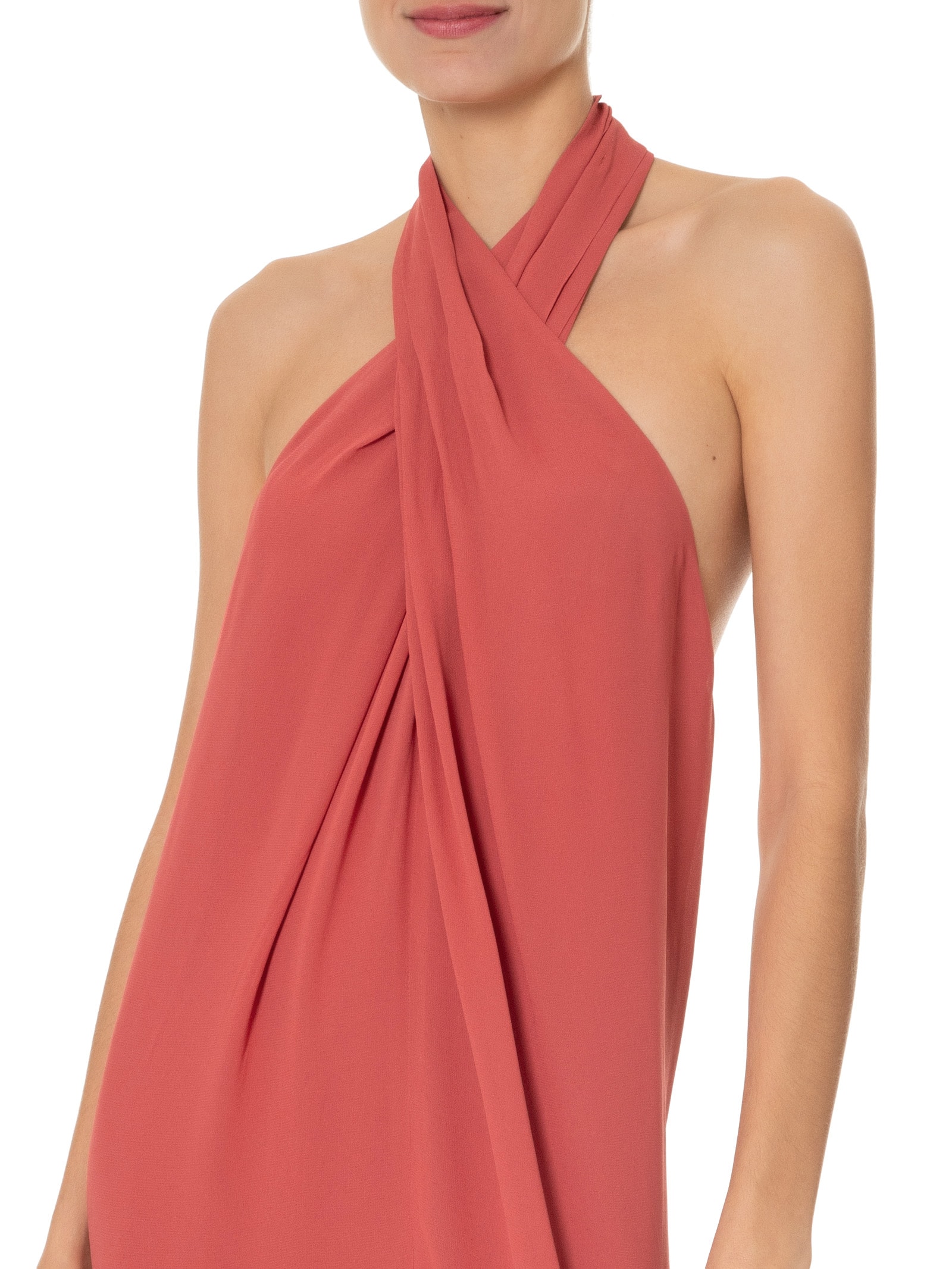 Vestido Curto Franjas Rosa Animale