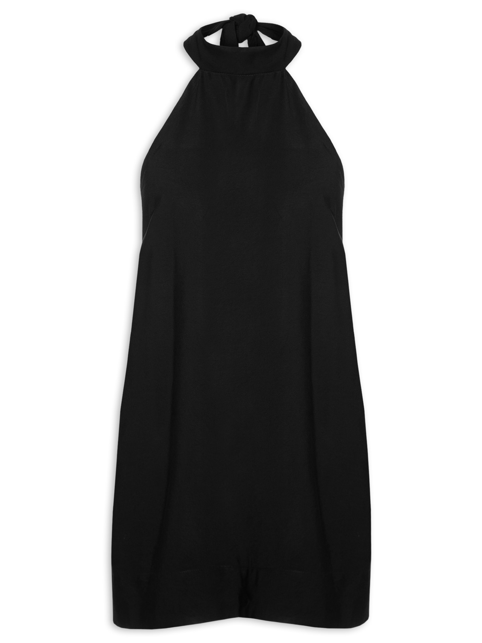 Vestido Curto Frente Única Preto Dress To