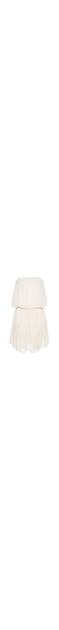 Vestido Curto GGT Saia Camadas - Off White