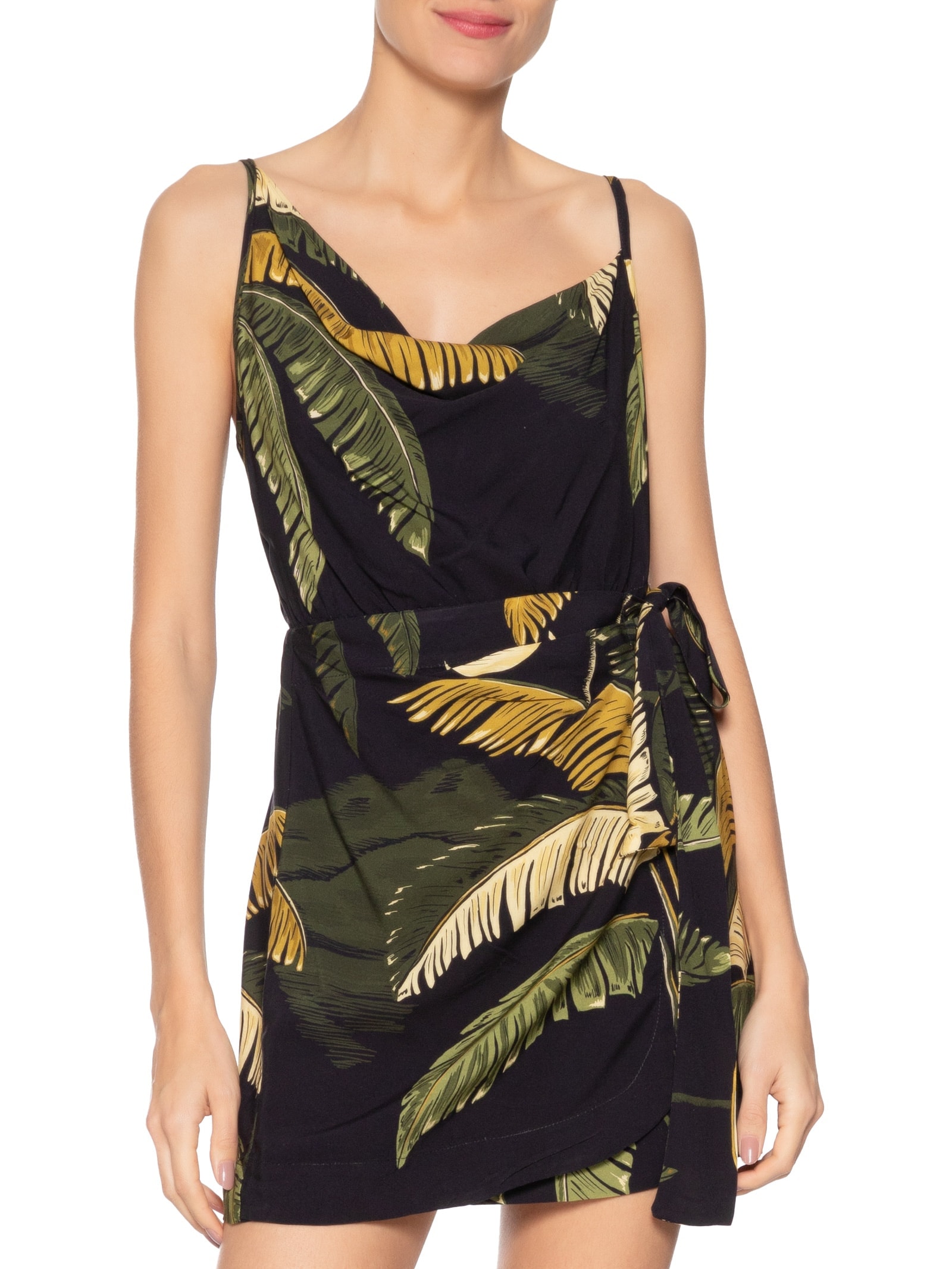 Vestido Curto Itacaré Preto Farm